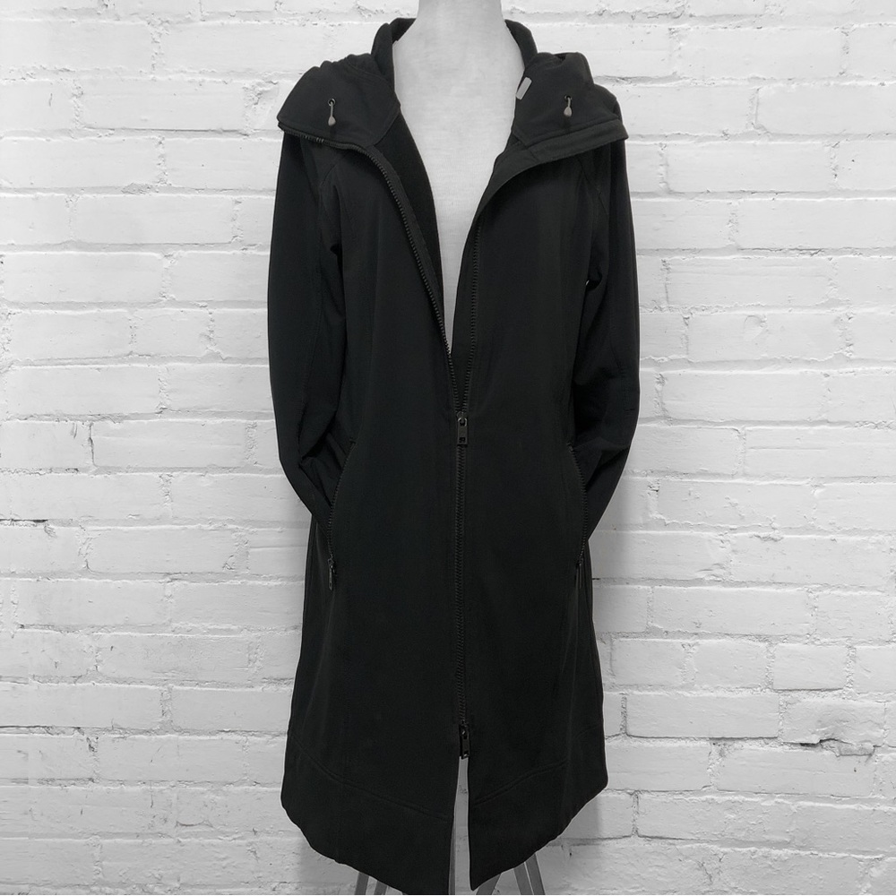 LULULEMON Vintage Long Rain Jacket / Coat Sz 8